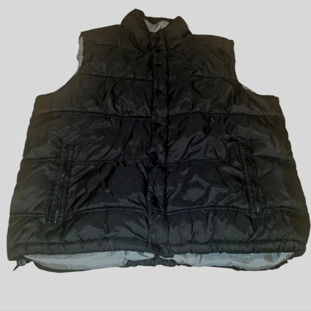 Old Navy Men's Puffer Vest Jacket Size XL Color Black